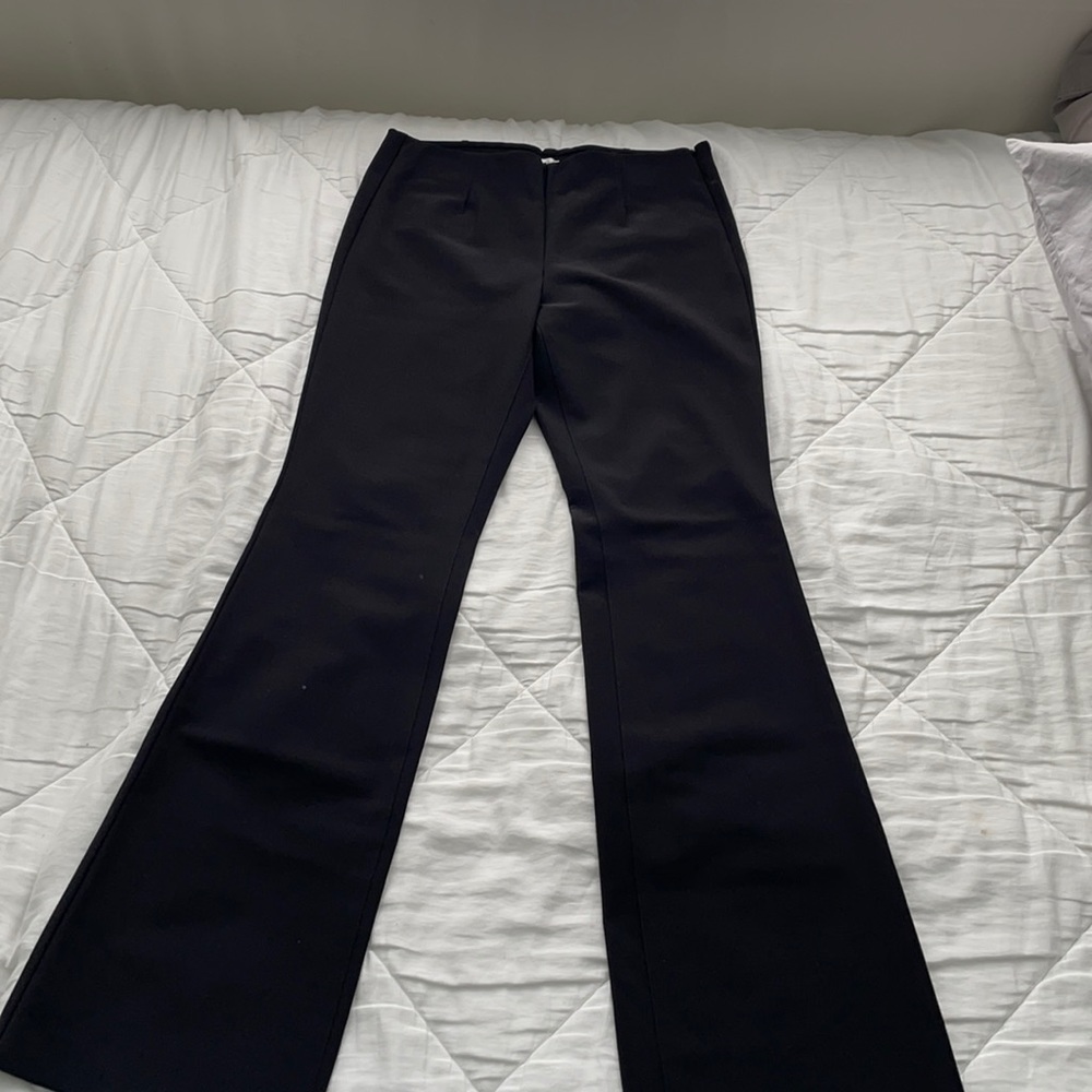ECRU High Waisted Boot Cut Pant / Black / Size 8